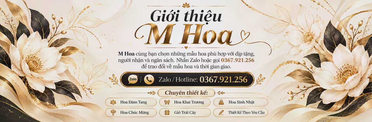 Ảnh bìa Shop hoa tươi Xã Chân Mộng Phú Thọ - Thêm sắc hoa cho ngày vui